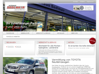 sedlmair-autohaus.de website preview
