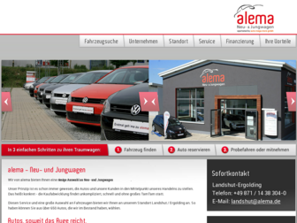 alema.de website preview