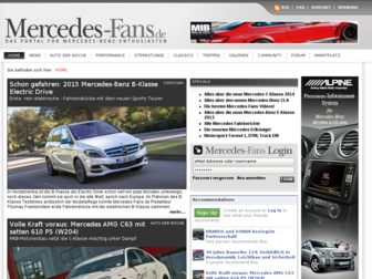 mercedes-fans.de website preview