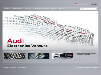 audi-electronics-venture.de website preview