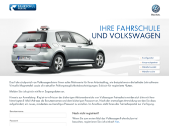 volkswagen-fahrschulportal.de website preview