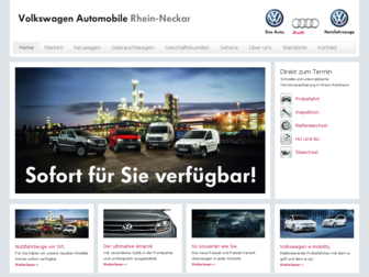 volkswagen-automobile-rhein-neckar.de website preview