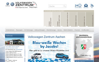 volkswagen-zentrum-aachen.de website preview