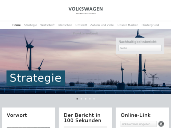 nachhaltigkeitsbericht2013.volkswagenag.com website preview