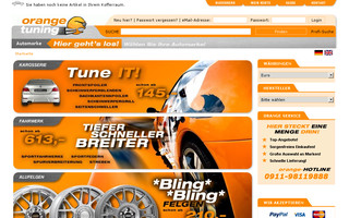 orange-tuning.de website preview