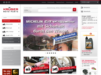 shop.krueger-motoparts.com website preview