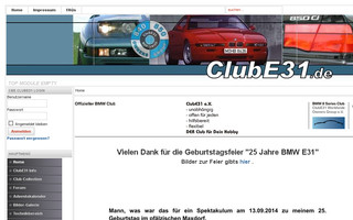 clube31.de website preview