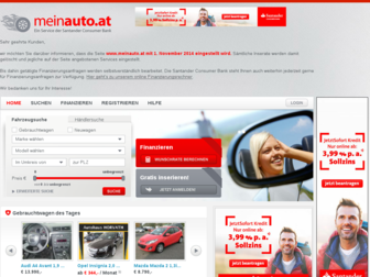 meinauto.at website preview