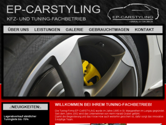 ep-carstyling.at website preview