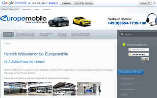 europe-mobile.de website preview