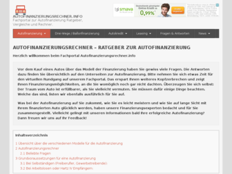 autofinanzierungsrechner.info website preview