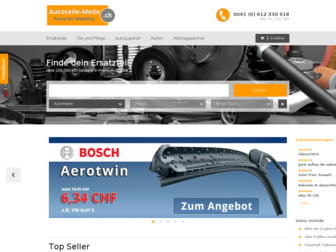 autoteile-meile.ch website preview