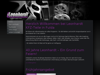 leonhardt-kfz.de website preview