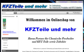 kfzteile-und-mehr.de website preview