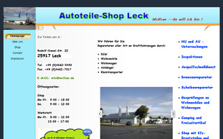 autoteile-shop-leck.de website preview