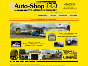 autoshop100.de website preview