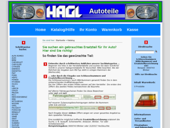 hagl-autoteile-shop.de website preview