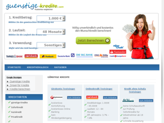guenstige-kredite.com website preview