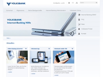 bankinghilfe.volksbank.at website preview