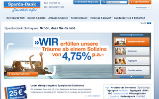 sparda-ostbayern.de website preview
