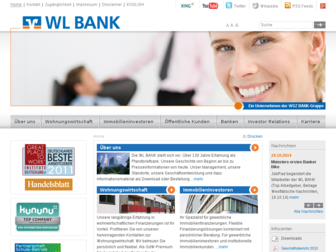 wlbank.de website preview
