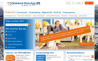 volksbank-rhein-ruhr.de website preview
