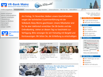 vr-bank-mainz.de website preview