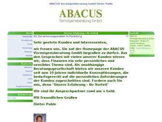abacusvermoegensberatung.de website preview