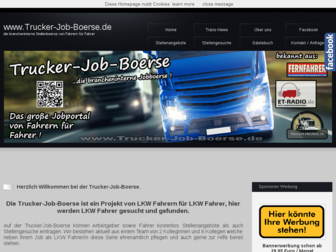 trucker-job-boerse.de website preview