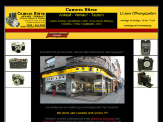 camera-boerse.de website preview