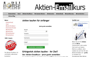aktien-emailkurs.de website preview