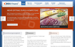 mek-finanz.de website preview