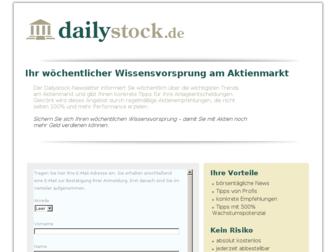 dailystock.de website preview