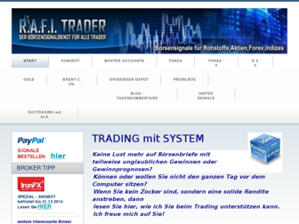 rafi-trader.de website preview