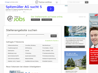 jobs.heise.de website preview