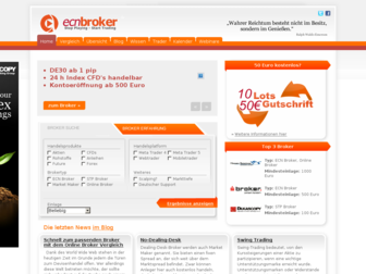 ecnbroker.de website preview