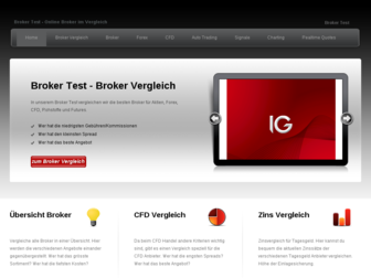 broker-test.net website preview