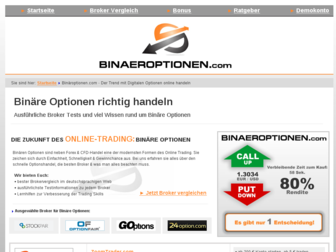 binaeroptionen.com website preview