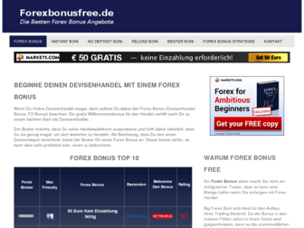forexbonusfree.de website preview