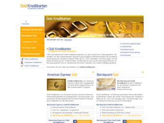 goldkreditkarten.com website preview
