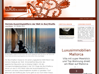 luxusblogger.de website preview