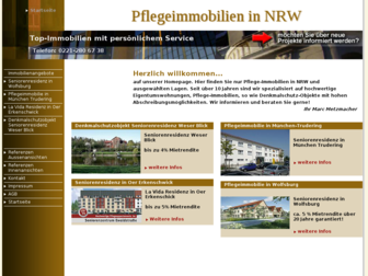 pflege-immobilien.eu website preview