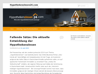 hypothekenzinsen24.com website preview