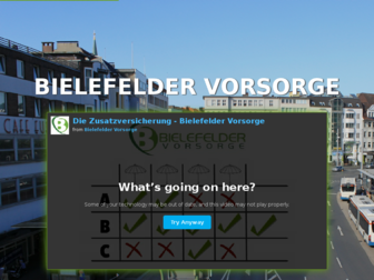 bielefelder-vorsorge.de website preview