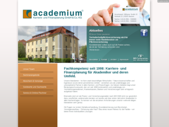 academium.de website preview