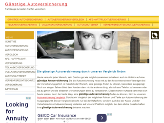 guenstigeautoversicherung.com website preview