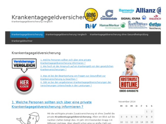 krankentagegeldversicherungen.com website preview