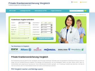 privatekrankenversicherung.vergleich365.com website preview