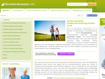 krankenkassen.net website preview