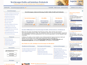 versicherungen-kredite-und-kostenloses-girokonto.de website preview